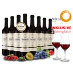 Bild von 8 Flaschen Torrevento Rossolupo inkl. 2 Gläser