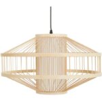 Bild von Hängeleuchte Bambus natürlich KARAJ