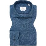 Bild von MODERN FIT Hemd in dark indigo bedruckt