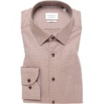 Bild von SLIM FIT Hemd in beige strukturiert