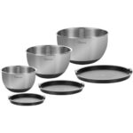 Bild von Genius Edelstahl-Schüsseln mit Glasdeckel, 6-teilig