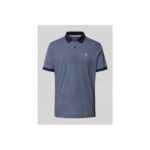 Bild von Regular Fit Poloshirt mit Label-Stitching Modell ‘Shell’
