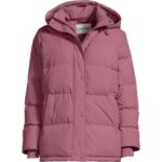 Bild von Wasserabweisende Daunenjacke, Damen,  Pink, Nylon/Daunen, by Lands’ End
